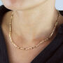 Paperclip Link Chain Necklace, thumbnail 1 of 8