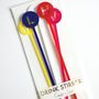 Personalised Set Of Initial Drink Stirrers, thumbnail 4 of 5