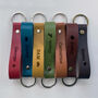 Personalised Real Leather Wallet Tray, Leather Keyring, thumbnail 7 of 12