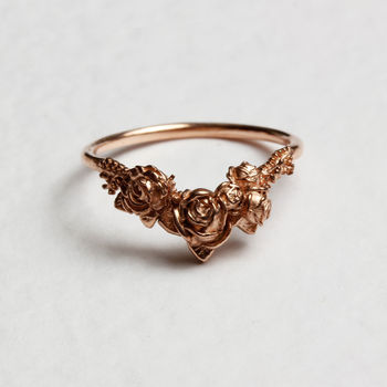 Rose Chevron Ring – Gold/Silver/Rose Gold, 4 of 12