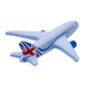 Union Jack Plane 787 Stress Toy, thumbnail 2 of 5