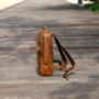 Zip Open Leather Backpack, thumbnail 4 of 9