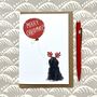 Tibetan Terrier Christmas Card, thumbnail 2 of 3