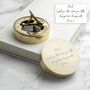 Personalised Handwriting Sundial Compass, thumbnail 1 of 6