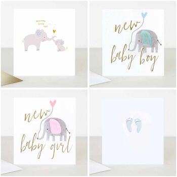 New Baby Luxury Elephant Gift Hamper Unisex, 3 of 7