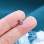 Amethyst Purple Marquise Cz Stud Earrings, thumbnail 5 of 11