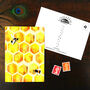 Mellifera Honeybee Print Postcard, thumbnail 1 of 6