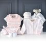 Personalised Elephant Comforter And Pink Baby Gift Set, thumbnail 4 of 12