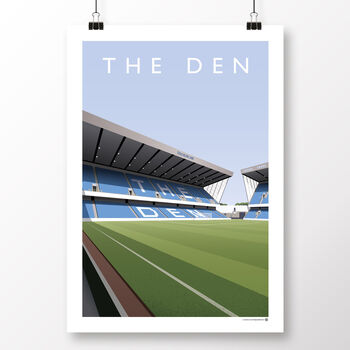 Millwall The Den Cold Blow Lane Stand Poster, 2 of 6