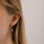 Rectangle Glister Huggie Earrings, thumbnail 1 of 4