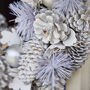 Luxury Frosted Pine Cone Christmas Wreath, thumbnail 6 of 8