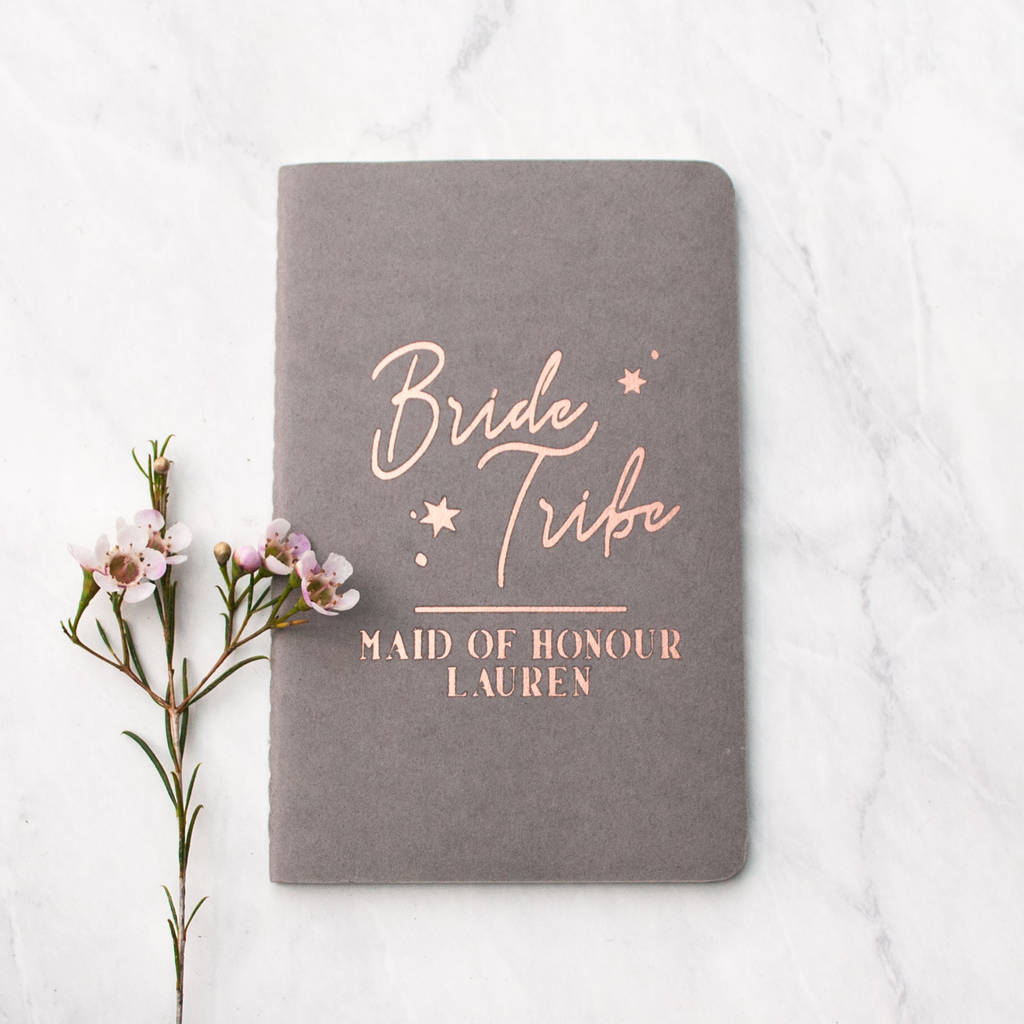 personalised bride tribe stationery