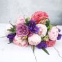 Luxury Summer Hand Tied Peony Bouquet, thumbnail 1 of 12