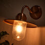 Copper Outdoor Fisherman's Wall Light, thumbnail 3 of 6