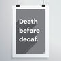 Death Before Decaf Print, thumbnail 8 of 12