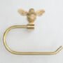 Brass Bee Toilet Roll Holder In Brass, thumbnail 1 of 4