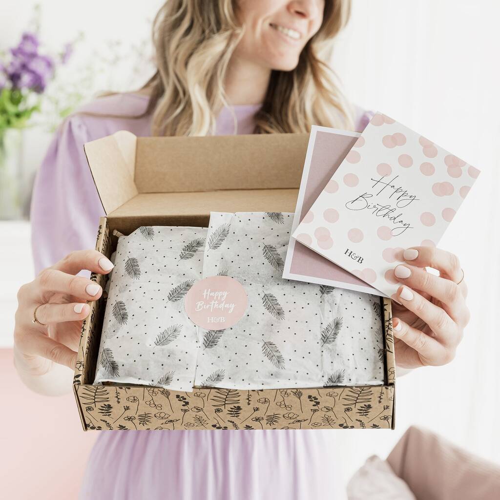 Happy Birthday Pamper Aromatherapy Gift Box By Hazel & Blue