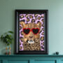 Custom Leopard Print Personalised Animal Art, thumbnail 6 of 10