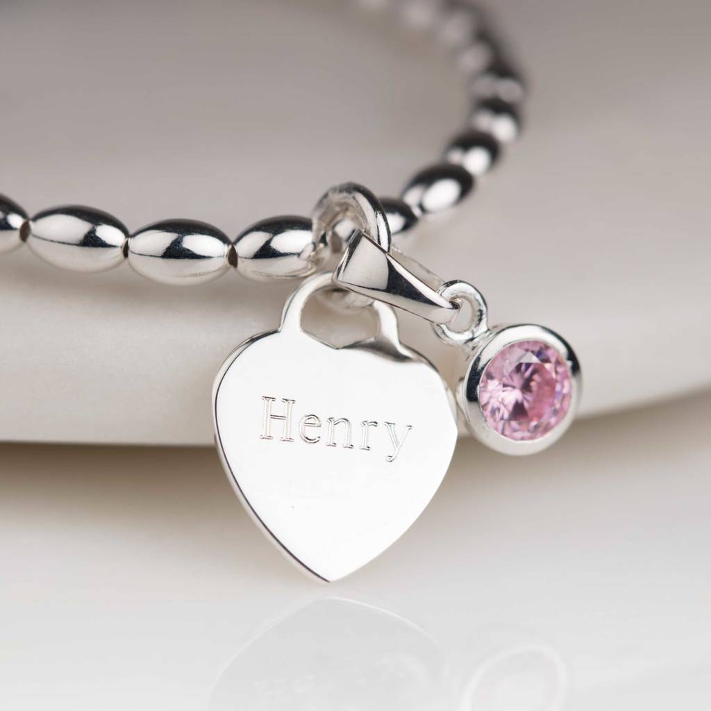 Personalised Children's Birthstone Bracelet, 1 of 6