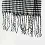 Houndstooth Autumn Winter Scarf, thumbnail 4 of 4