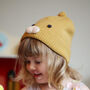 Baby Duck Knit Beanie Hat For Baby And Toddler, thumbnail 5 of 12