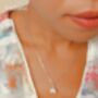 Vachana Shell Lily Sterling Silver Necklace, thumbnail 7 of 10