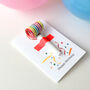 Personalised Happy Birthday Party Blower Card, thumbnail 3 of 4