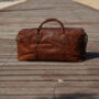 Genuine Leather Holdall Luggage Bag, thumbnail 11 of 12