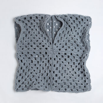 Granny Square Tank Top Easy Crochet Kit, 2 of 9