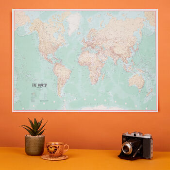 Vintage World Map Poster, 2 of 9