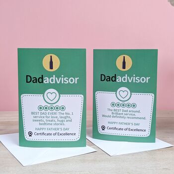 Dad Review Father's Day Card, 2 of 4