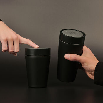 Circular And Co Travel Mug Made From Recycled Stainless Steel 8oz Black, 6 of 8