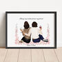 Personalised Unframed Floral Mum Print For Mother's Day, thumbnail 2 of 9
