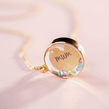 Create Your Own Personalised Family Birthstone Locket Necklace, 6 of 10