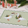 Christmas Placemats With Goose Design, thumbnail 2 of 3