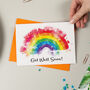 Rainbow Get Well Soon Card, thumbnail 1 of 3