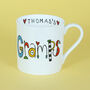 Gramps's Favourite Bone China Personalised Mug, thumbnail 2 of 3