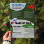 60 Years Of Golf 60th Birthday Gift Personalised Print For Golfer, thumbnail 3 of 4
