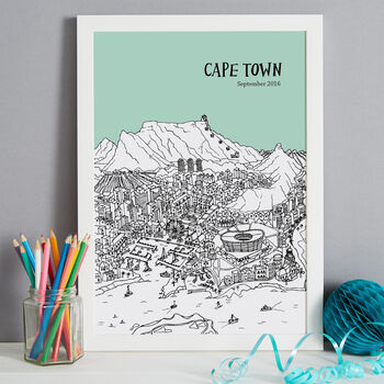 Personalised Capetown Print, 7 of 9