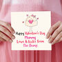 Happy Valentines Day Mummy From The Bump Card, thumbnail 1 of 2