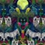 Under The Neon Moon Tropical Tea Towel, thumbnail 2 of 3