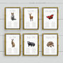 Woodland Animals Table Plan Cards, thumbnail 5 of 7