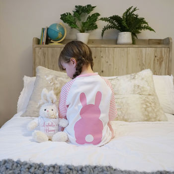 Personalised Bunny Rabbit Pyjamas For Children, 10 of 10