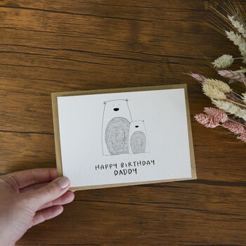 Happy Birthday Daddy Bear Card, 3 of 4