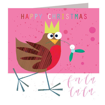 Christmas Robin Greetings Card, 2 of 5