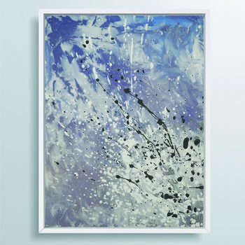 'Airo Cool' Framed Giclée Abstract Canvas Print Art, 2 of 5
