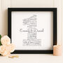 Personalised 1st Anniversary Gift Word Art Print, thumbnail 3 of 4