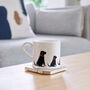 Black Labrador Tea Bag Dish, thumbnail 5 of 8