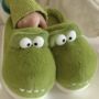 Cute Green Monster Anti Slip Slippers, thumbnail 1 of 4