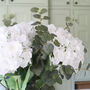 Luxury Artificial White Hydrangea Vase Arrangement, thumbnail 4 of 5